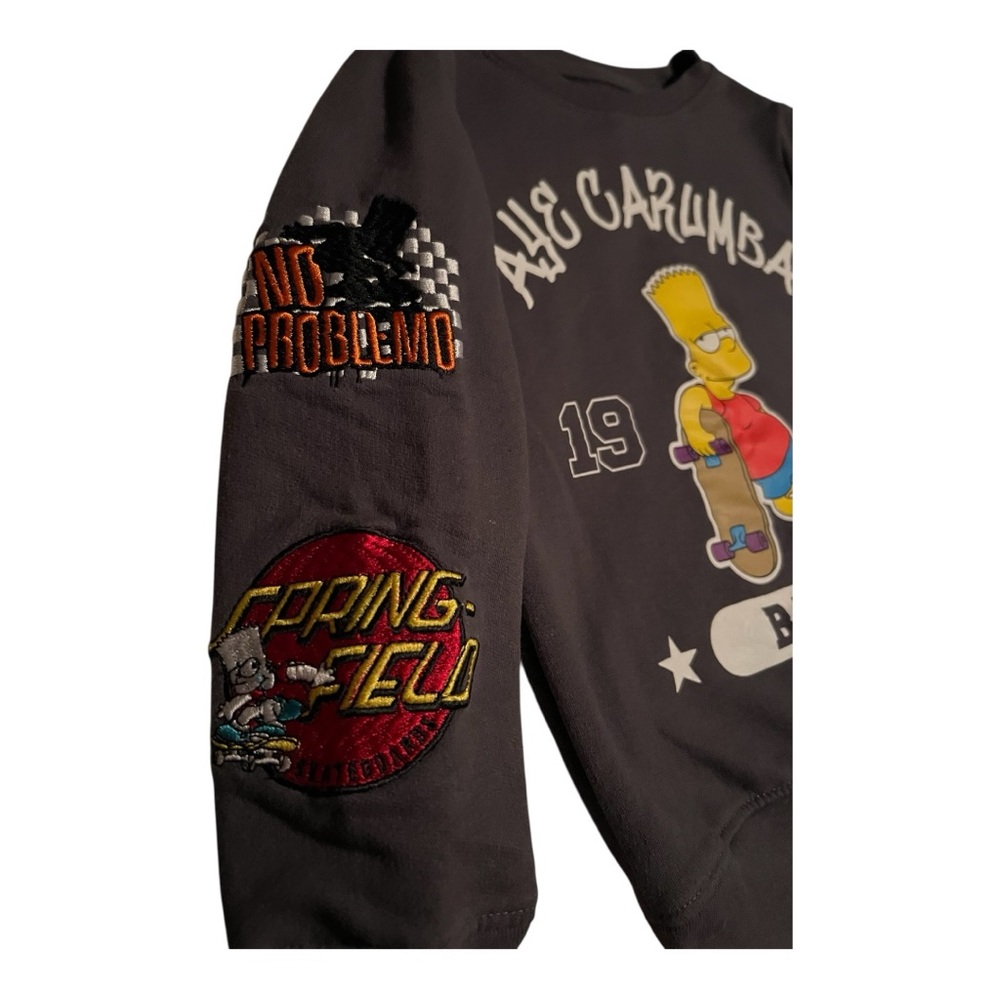 Black Bart‎ Simpson Graphic Sweatshirt - Picture 2 of 5